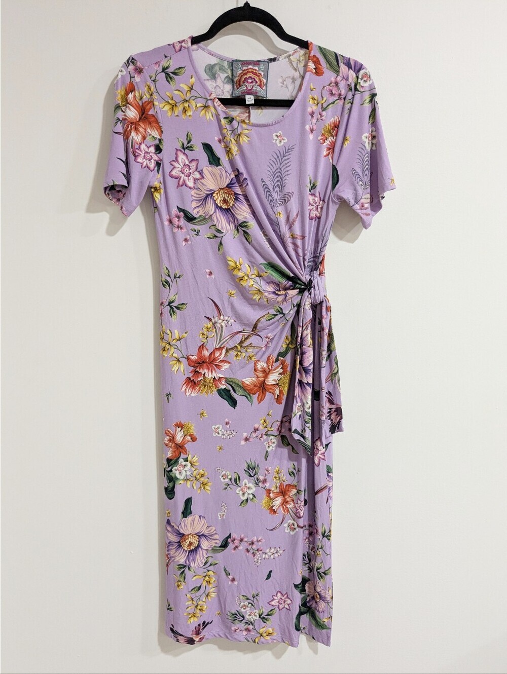 Johnny Was The Janie Favorite Tie Knot Dress In Willa Lavender
